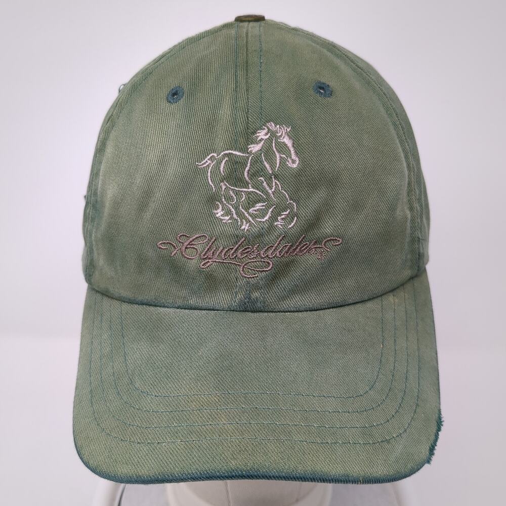 Clydesdales Anheuser-Busch Slideback Hat Green One Size Embroidered - Picture 2 of 10
